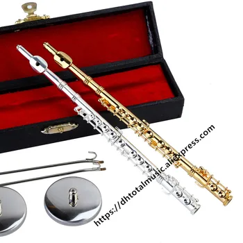 Dh Miniatură Flaut Model Mini Instrument Muzical de Păpuși Accesorii Ornamente Cadou de Crăciun de decorare Casa