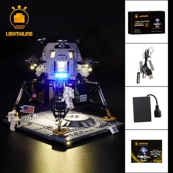 LIGHTAILING Lumină LED-uri Kit Pentru Creator Apollo 11 Lunar Lander Set de Iluminat Compatibil Cu 10266 (NU se Includ În Model)