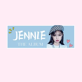 BP #1 Album ALBUM LISA JENNY ROSE JISOO Non-țesute de Mână Banner Concert Live Aplauze de Conducere Banner Colorat