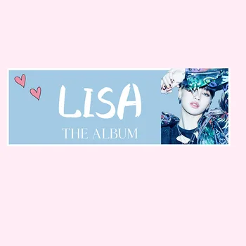 BP #1 Album ALBUM LISA JENNY ROSE JISOO Non-țesute de Mână Banner Concert Live Aplauze de Conducere Banner Colorat