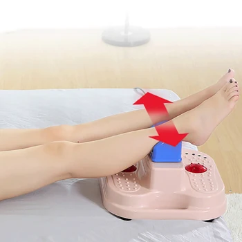 De vânzare la cald Nou control de la distanță cu infraroșu căldură 24V alimentare de siguranță multi-funcția de leagăn picior terapia circulația sângelui aparat de masaj