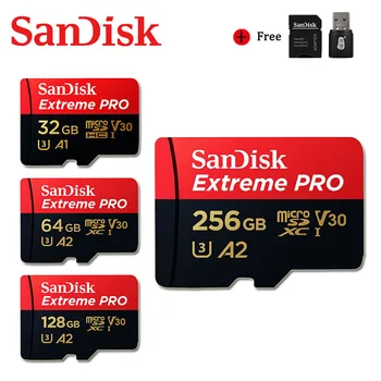 SanDisk Extreme Pro Card Micro SD de 128 gb 64GB 32GB 256GB 400GB U3 V30 4K Card de Memorie Flash Card Microsd SD/TF Card Pentru telefon