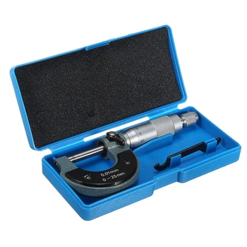 0-25mm 0,01 mm în Afara Externe Ecartamentul Metric Micrometru Mecanic de Măsurare cu Cutie DIY Instrument de Măsurare