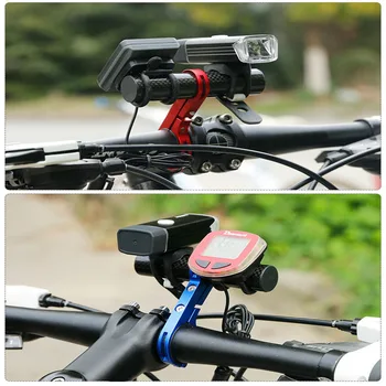 20cm 10cm Bicicleta Ghidon Bicicleta Lanterna Suport Bara din Fibra de Carbon Biciclete Extender Montare Suport Accesorii pentru Biciclete