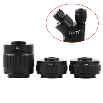 1 X 0.35 X 0,5 X C mount Lens Adapter Focus Reglabil Instalare Camera C Adaptor de montare la Noul Tip de microscop Stereo Trinocular