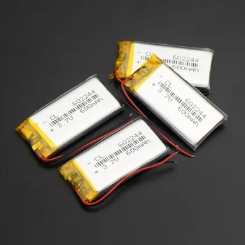 3/4/8pcs Polimer 3.7 V baterie 600mah 602244 smart home MP3 boxe baterie Li-ion pentru dvd,GPS,mp3,mp4,mp5 telefon mobil,vorbitor