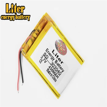 3.7 V baterie litiu-polimer 033040 303040 450mAh MP3 MP4 GPS baterie cu litiu mic stereo GPS
