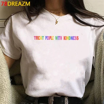 Linie fină Harry Styles Tpwk Trata Oamenii cu Bunătate top de vara tricou femei ulzzang grunge kawaii vintage tricou tumblr