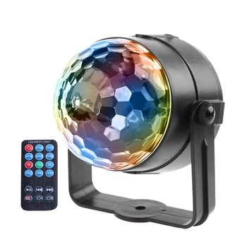 LED Magic Ball RGB Light Control de la Distanță Scena Efect Lamp pentru DJ Disco Bar