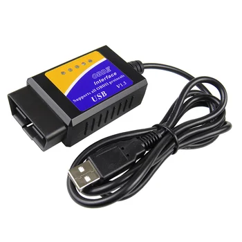 ELM327 USB V1.5 OBD2 de Diagnosticare Auto Scanner ELM 327 USB Interfață Adaptor Suporta Toate Protocoalele OBD-II Instrument de Diagnosticare Auto