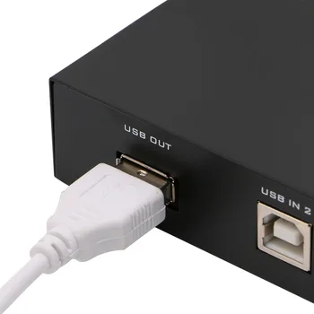 2 Porturi USB2.0 Partajare Dispozitiv de Comutare de Comutare Adaptor Caseta Pentru PC Scanner Imprimanta