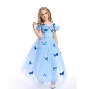 Disney Frozen Cosplay Dress Aisha Rochie De Printesa Copil Să Se Îmbrace Haine De Fată Ziua De Nastere Cadou De Petrecere Costum De Bijuterii Cutie