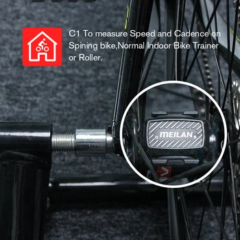 Bicicleta senzorul de Viteză Bluetooth 4.0, ANT+ Calculator Vitezometrul Contorul de Ciclism Senzorul de Cadență Fitness Meilan C1
