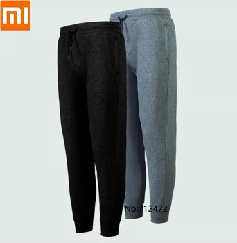 Xiaomi Barbati Toamna Iarna Pantaloni Sport Casual Plus Catifea Caldă Jogging pantaloni de Trening pantaloni Talie Elastic