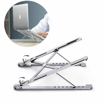 Aliaj de Aluminiu portabil Computer de Răcire Suport Stand Laptop Pliabil Notebook Stand Titular Lapdesk pentru 11-17inch Macbook iPad