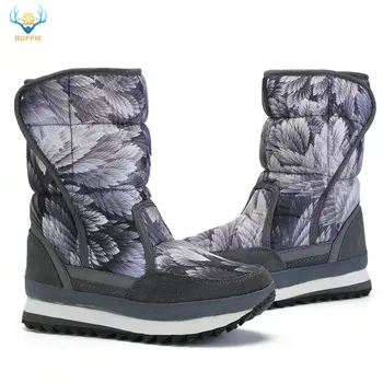 Flori cizme de iarna pentru femei cald cizme de zapada pantofi tesatura multi - culori Rusia dimensiune EVA talpa luminii talpă groasă de blană transport gratuit