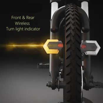 1 Set (4buc) Smart Wireless de Control de la Distanță de biciclete Biciclete semnalizatoare Fata-Spate, Lumina