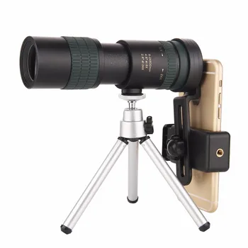 8-24x30 Zoom Telescop Monocular pentru Smartphone-uri de Înaltă Calitate, Puternic Pliabil BAK4 Retractabil de Vanatoare Optica Handheld Portabil
