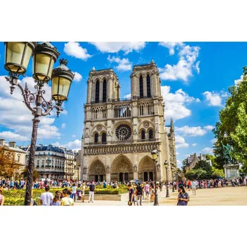 Noi Sosesc Personalizate Notre-Dame de Paris Pânză de Mătase Poster pentru Decor Acasă Custom Print pictura Arta Poza 1 buc personalizate