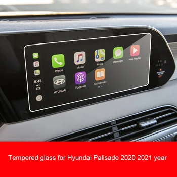 Sticla Folie Protectoare pentru Hyundai 2020 Palisade Kona Sonata DN8 de Navigare GPS cu Ecran de Oțel de Control al Ecranului LCD