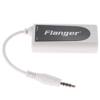 Flanger Fc-21Music Convertor Adaptor Mici și Rafinat Alb Chitara Bas pentru Android Apple iPhone iPad iPod Touch de Înaltă Calitate