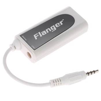 Flanger Fc-21Music Convertor Adaptor Mici și Rafinat Alb Chitara Bas pentru Android Apple iPhone iPad iPod Touch de Înaltă Calitate