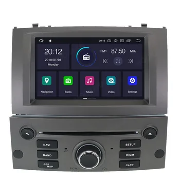 1 Din Radio Auto Pentru Peugeot 407 2004 - 2010 Multimedia Android 10 Player Auto Stereo de Navigare GPS DSP AutoRadio IPS Unitatea de Cap