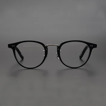 De înaltă Calitate de Acetat de Ochi Glasse pentru Barbati Vintage Rotund Ochelari Cadru Femei Miopie Optice baza de Prescriptie medicala Ochelari