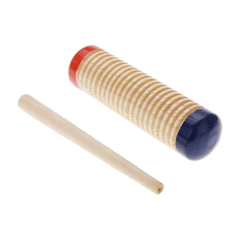 Guiro din lemn Agitator Devreme de Învățământ Muzical de Jucarie pentru copil Copil Copil Instrument de Percuție Ritmul Instrument cu Ciocanul