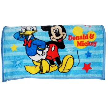 Disney Blanck Alb Mickey Mouse Flanel Pătură copii Copii Cadou de Ziua de nastere Copil Moale Înfășa Folie 75x100cm pe pat de copil