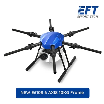 EFT Noi E610S 10KG 1404mm Ampatament Platforma de Zbor Impermeabil Agricole Pulverizare Drone 10L
