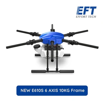 EFT Noi E610S 10KG 1404mm Ampatament Platforma de Zbor Impermeabil Agricole Pulverizare Drone 10L