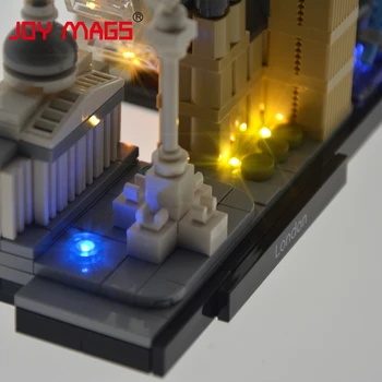 BUCURIA REVISTE de Lumină Led Kit Pentru 21034 Arhitectura de la Londra , NU Buidling Blocuri Model