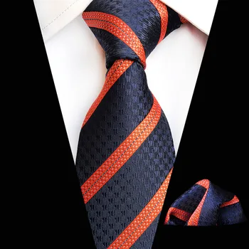 8cm Nou de Înaltă calitate pentru Bărbați Gravatas Puncte de Flori Pleduri Homens Cravată, batistă de Buzunar Set de Cravate pentru Bărbați Cravate cu Dungi Gât Cravate