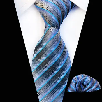 8cm Nou de Înaltă calitate pentru Bărbați Gravatas Puncte de Flori Pleduri Homens Cravată, batistă de Buzunar Set de Cravate pentru Bărbați Cravate cu Dungi Gât Cravate