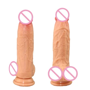 Pielea vibrator mare falus pentru femei realiste mare penis pula sex gros ventuza dildo-uri erotice jucarii masturbari sex feminin
