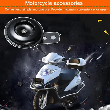 Universal Motocicleta Electrica Horn kit 12V 1.5 a 105db Impermeabil Rotund Corn Boxe pentru Scuter Moped Dirt Bike ATV-uri Fierbinte