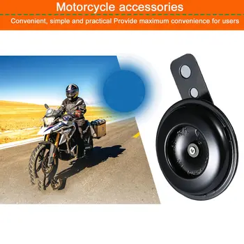 Universal Motocicleta Electrica Horn kit 12V 1.5 a 105db Impermeabil Rotund Corn Boxe pentru Scuter Moped Dirt Bike ATV-uri Fierbinte