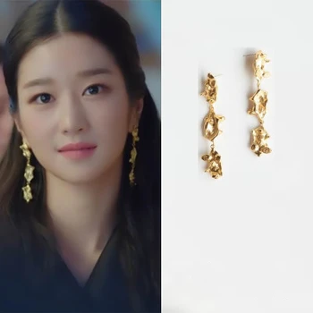 17styles Seo Da Ji TV show același cercei coreea moda simplu pentru femei brincos moda bijuterii cercel mujer
