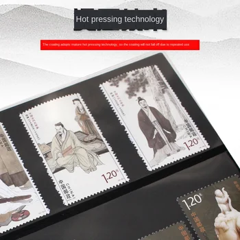 Colecție de timbre de Protecție clip (negru jos două linii/ștampila clip/carte de timbru/inclusiv 10)