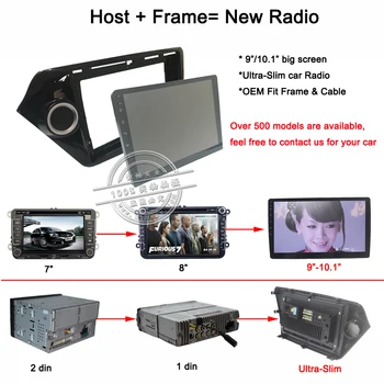 2 din Masina Centru de radio Stereo Radio, DVD GPS Placa Panoului de Cadru Fascia Înlocuitor Pentru Citroen C-Quatre C4 2004-2009 Dash Kit Fram