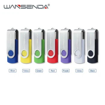WANSENDA usb 3.0 Flash Drive USB Rotație Pen Drive 4GB 8GB 16GB 32GB 64GB, 128GB, 256GB Pendrive cle Stick USB 3.0 Memory Stick
