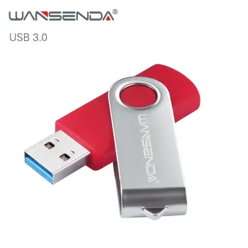 WANSENDA usb 3.0 Flash Drive USB Rotație Pen Drive 4GB 8GB 16GB 32GB 64GB, 128GB, 256GB Pendrive cle Stick USB 3.0 Memory Stick
