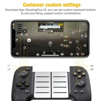 NOUL Wireless Bluetooth Ocupa Gamepad Mobile Controler de Joc Pentru IPhone, Android Joystick Gamepad Controler de Joc Gamepad Mando