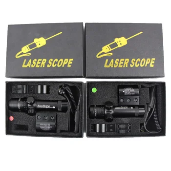 Tactice în Afara Red Dot Laser Verde Vedere Montare Pentru M4A1 AR 15 Ak47 74 Hk 416 Airsoft Pusca cu Laser Reglabil Comutator Luneta