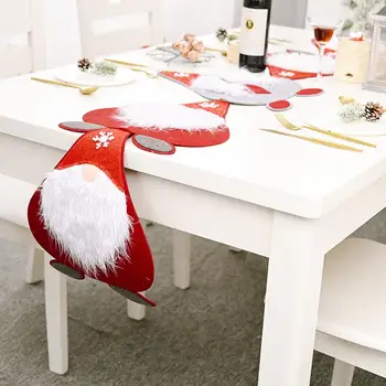 Crăciun Alergător De Masă Decorative Suedeză Gnomi Masă Creativ Fără Chip De Păpușă Placemat Pentru Crăciun Acasă Masa Decor De Masă