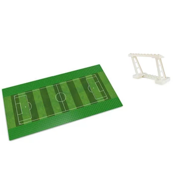 32*32cm teren de fotbal placa de baza cu 2 Porti placa de bază jucării DIY etaj jucării pentru copii