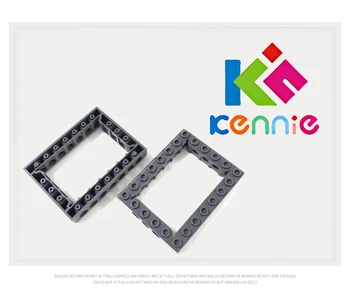 1/10/20buc/lot Kennie DIY MOC Compatibil cu NR.40345 NR.32532 6x8 perforate cerc cărămizi Perforate cadru pătrat cărămizi