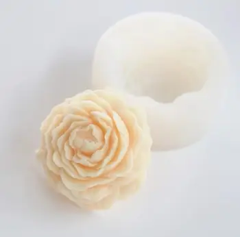 Mare Bujor Flori de Mucegai Silicon Usor de Presă săpun mucegai aroma matrite de lut rășină 2D mucegai silicon matrite flexibile