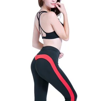FDBRO Sport Femei Subțire Jambiere Talie Mare Bodycon Elasticitatea Mozaic Yoga Pantaloni Push-Up de Fitness Jambiere Antrenament Sport